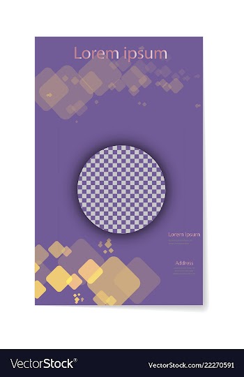Brochure design brochure template creative vector image