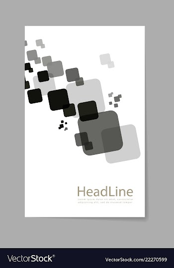 Brochure design brochure template creative vector image