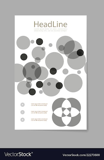 Brochure design brochure template creative vector image