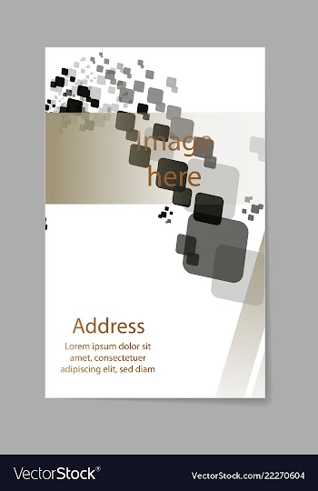 Brochure design brochure template creative vector image