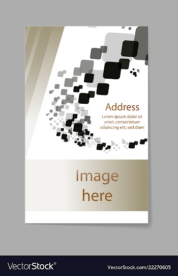 Brochure design brochure template creative vector image