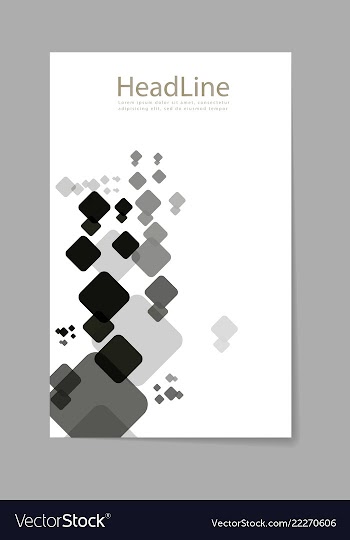 Brochure design brochure template creative vector image