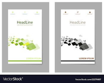 Brochure design brochure template creative vector image