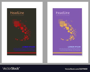 Brochure design brochure template creative vector image