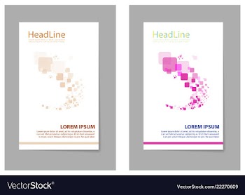 Brochure design brochure template creative vector image