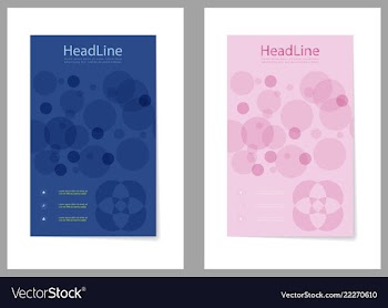 Brochure design brochure template creative vector image