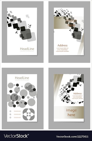 Brochure design brochure template creative vector image