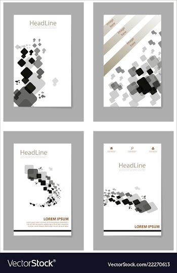 Brochure design brochure template creative vector image
