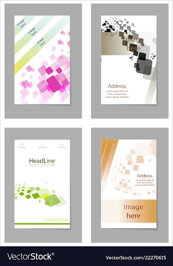 Brochure design brochure template creative vector image