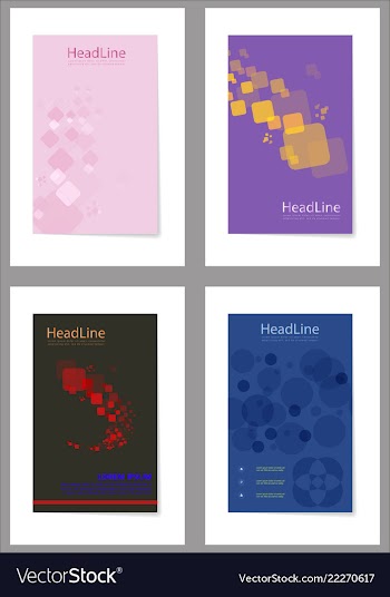 Brochure design brochure template creative vector image