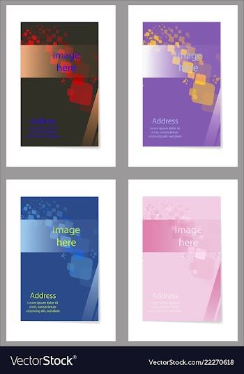 Brochure design brochure template creative vector image