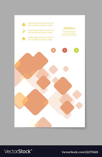 Brochure design brochure template creative vector image