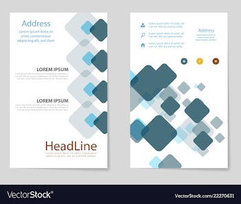 Brochure design brochure template creative vector image