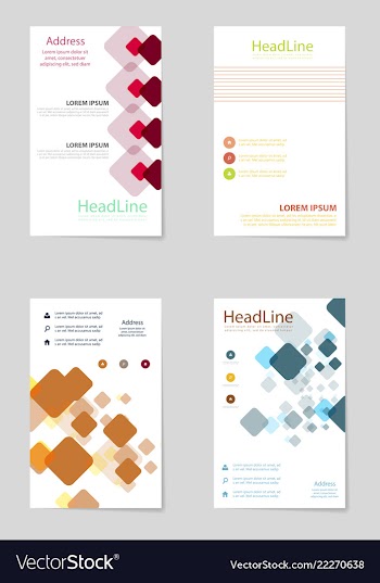 Brochure design brochure template creative vector image