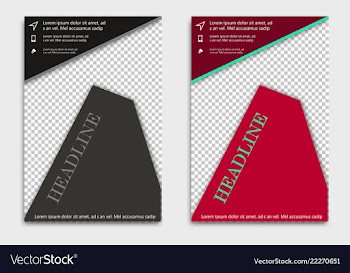 Brochure design brochure template creative vector image