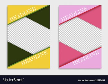 Brochure design brochure template creative vector image