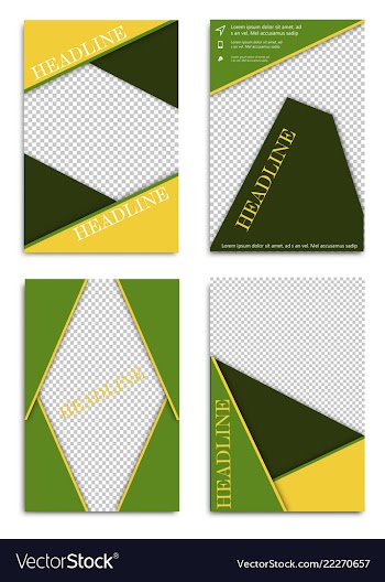 Brochure design brochure template creative vector image