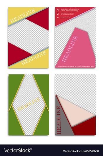 Brochure design brochure template creative vector image