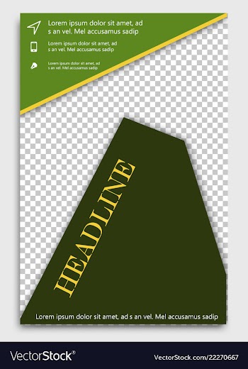Brochure design brochure template creative vector image