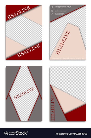 Brochure design brochure template creative vector image