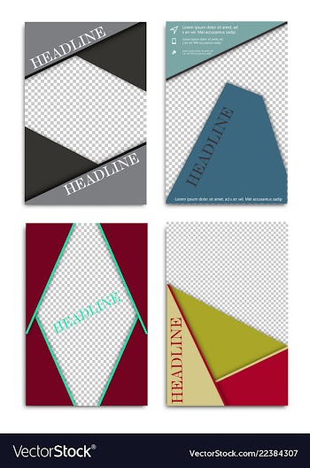 Brochure design brochure template creative vector image
