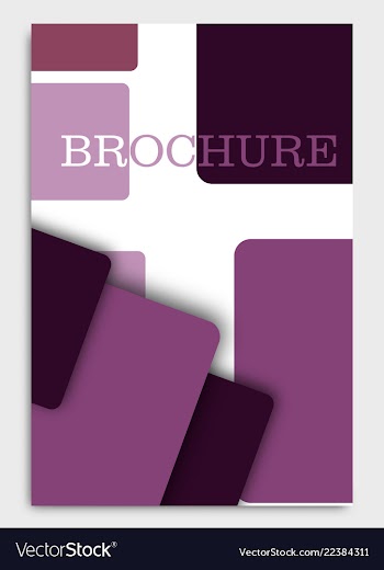 Brochure design brochure template creative vector image