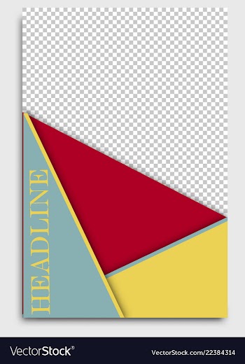 Brochure design brochure template creative vector image