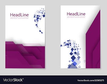 Brochure design brochure template creative vector image