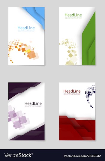 Brochure design brochure template creative vector image