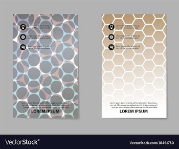 Brochure design template flyers report for vector image