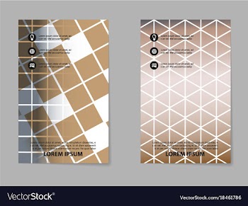 Brochure design template flyers report for vector image