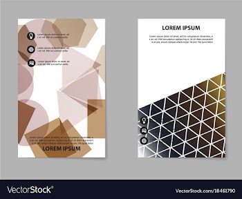 Brochure design template flyers report for vector image