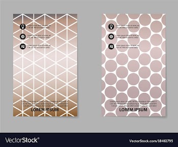 Brochure design template flyers report for vector image