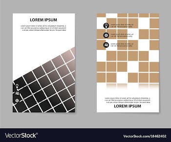 Brochure design template flyers report for vector image