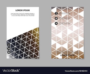 Brochure design template flyers report for vector image