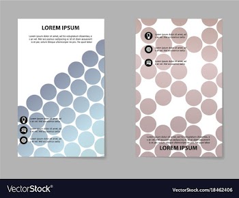 Brochure design template flyers report for vector image