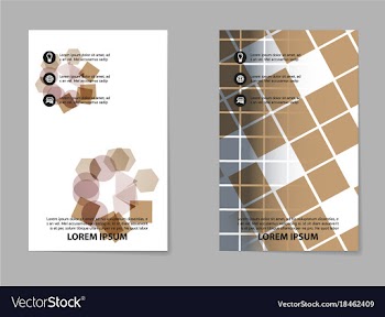 Brochure design template flyers report for vector image