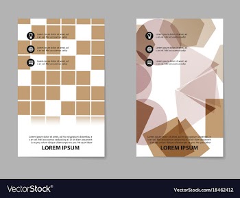 Brochure design template flyers report for vector image