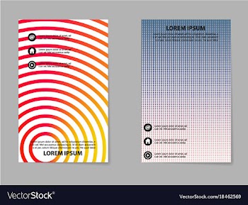 Brochure design template flyers report for vector image