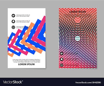 Brochure design template flyers report for vector image