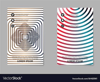 Brochure design template flyers report for vector image