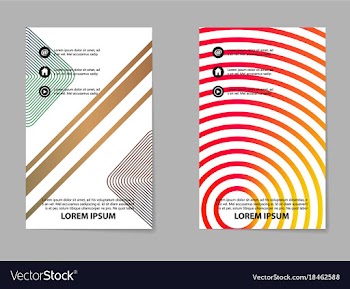 Brochure design template flyers report for vector image