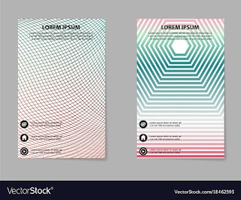 Brochure design template flyers report for vector image