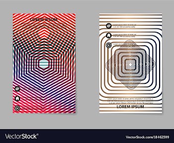 Brochure design template flyers report for vector image