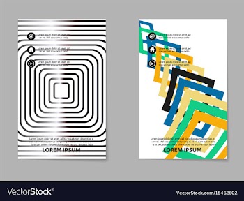Brochure design template flyers report for vector image