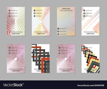 Brochure design template flyers report for vector image