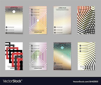 Brochure design template flyers report for vector image