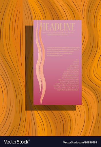 Brochure design template geometric abstract circle vector image