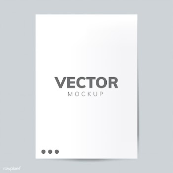 Brochure design template mockup vector | Free stock vector - 496465