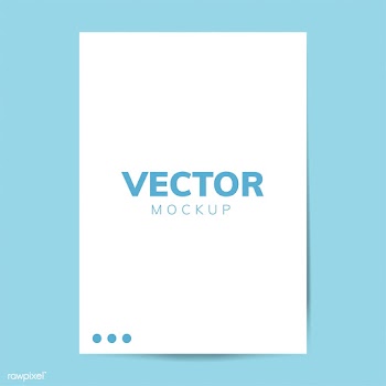 Brochure design template mockup vector | Free stock vector - 496469